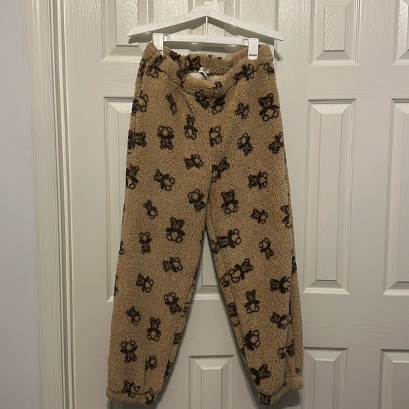 Cali 1850 Pants - Cali 1850 fuzzy teddy bear lounge pants
